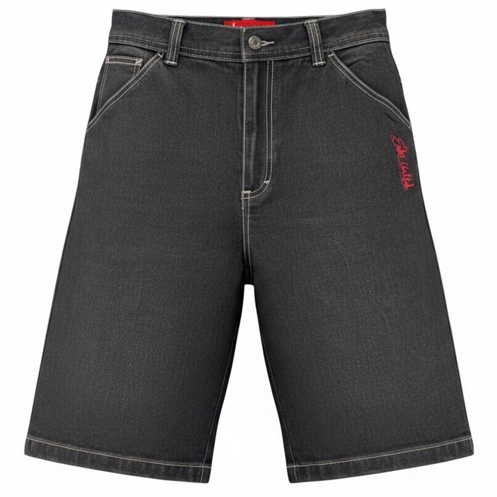 🔥 NWOT VTG Y2K‎ Ecko Unltd Baggy Denim Jorts (Size 28) Cyber Y2K Skater Grunge